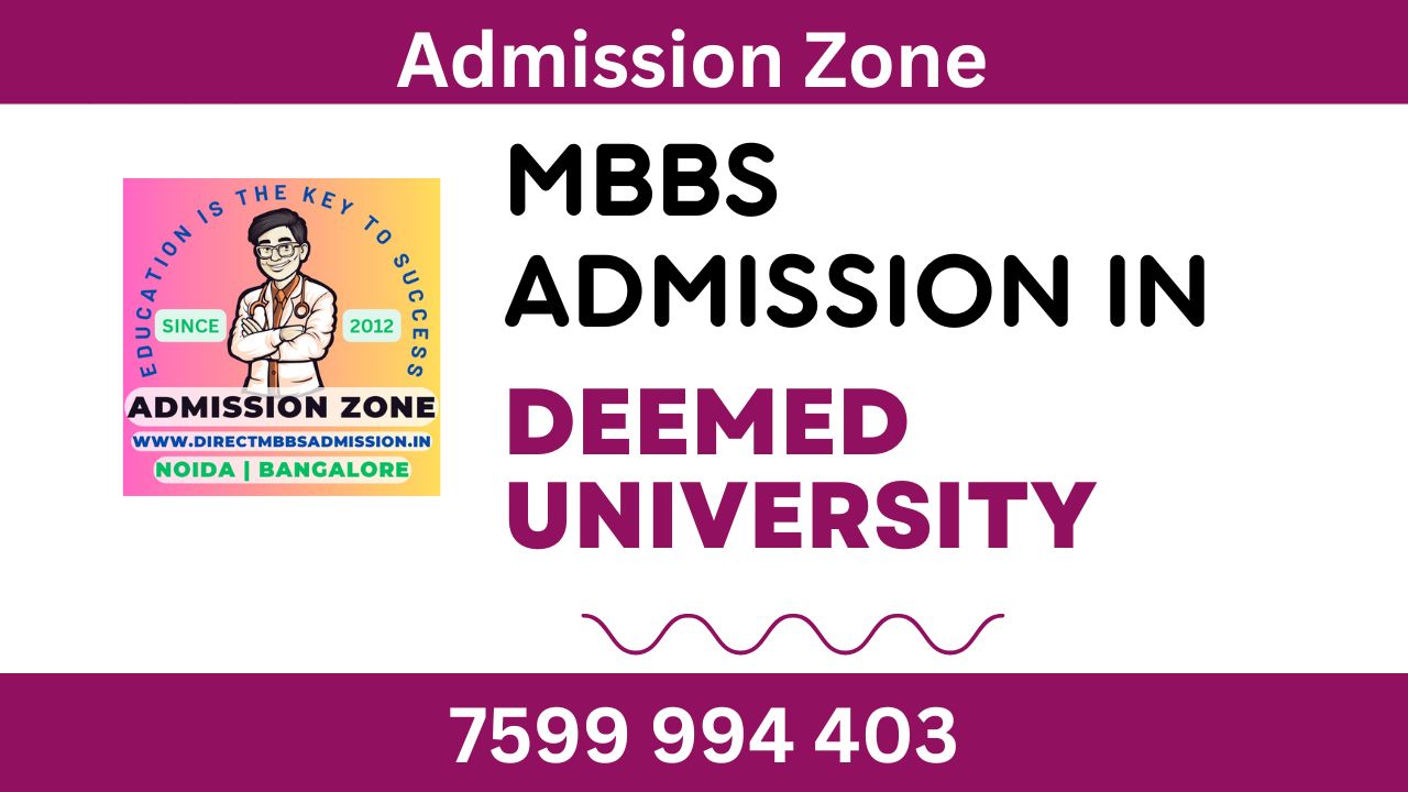 mbbs admission in deemed university