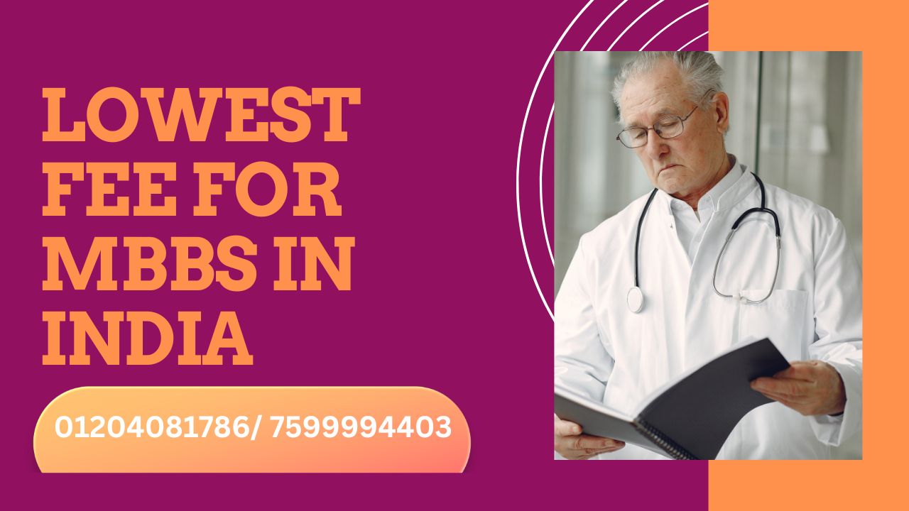 lowest fee for mbbs in india