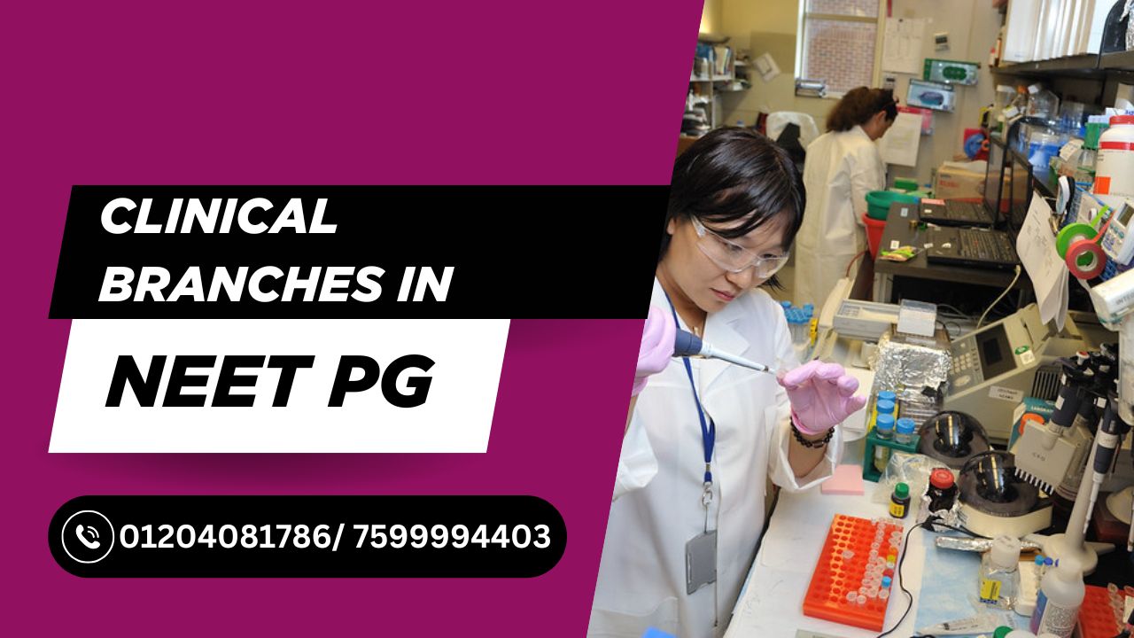 Clinical Branches in NEET PG