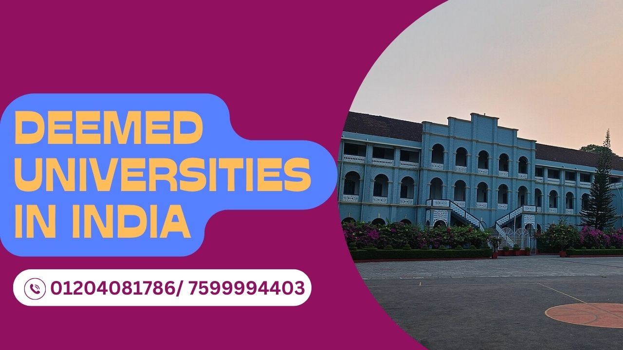 deemed universities in india