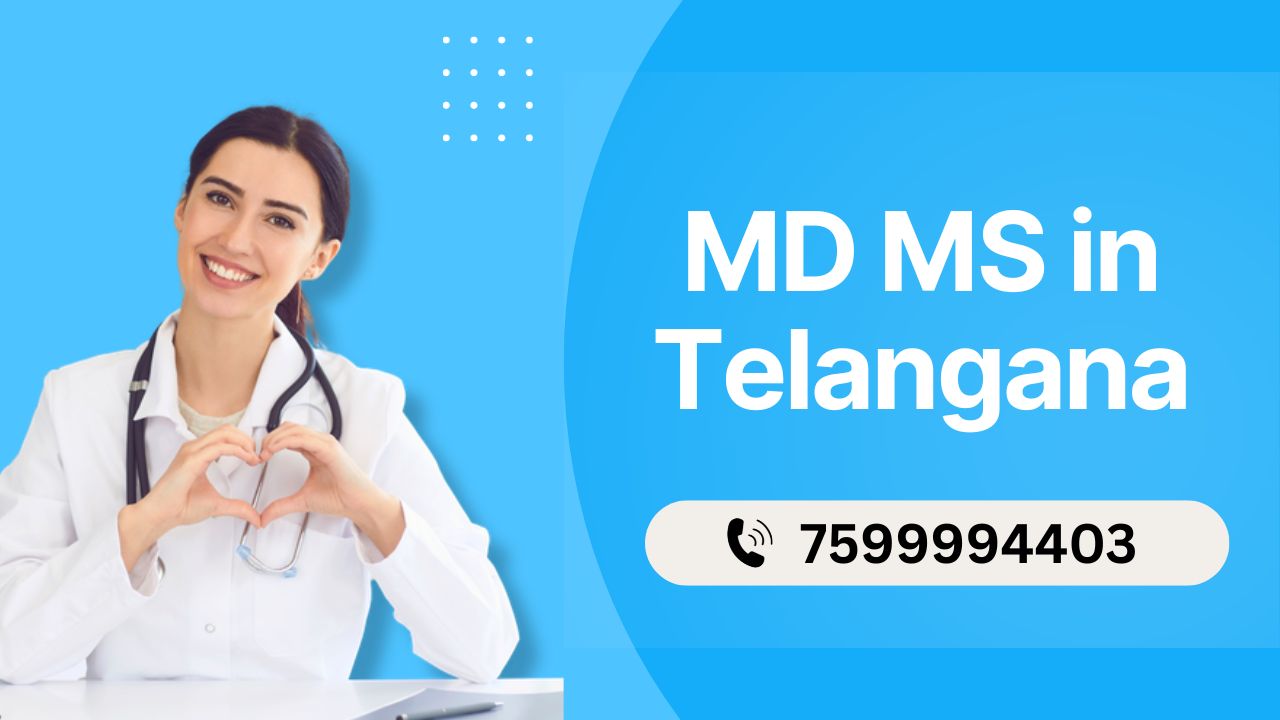MD MS admission in telangana