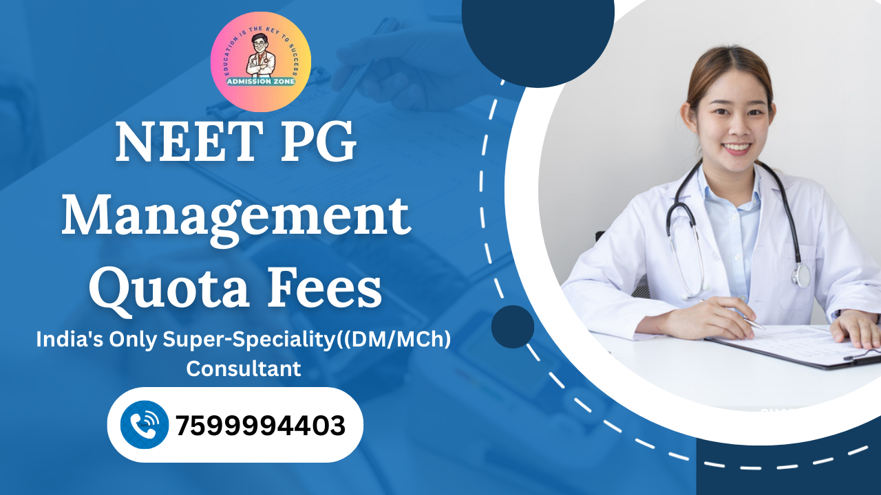 neet pg management quota fees