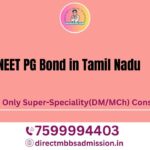 neet pg bond in tamil nadu