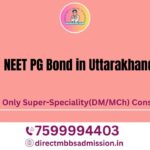 neet pg bond in uttarakhand