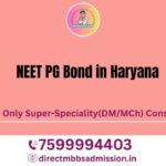 neet pg bond in haryana