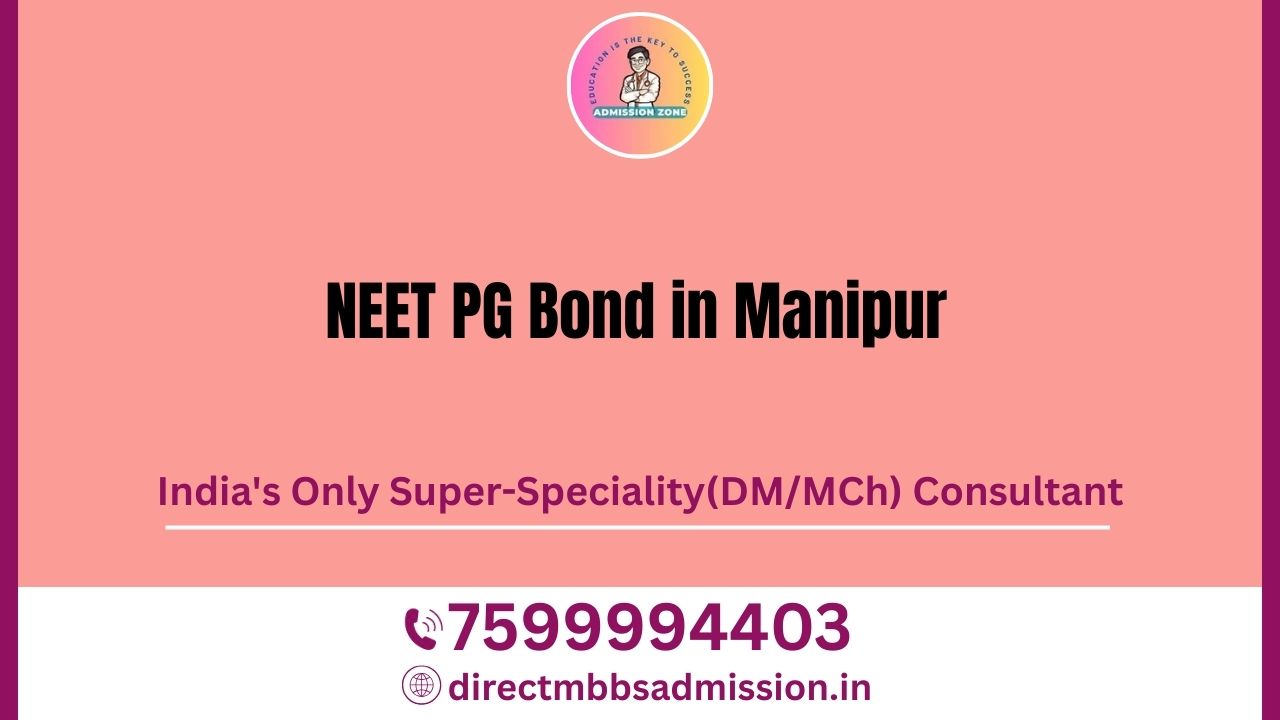 neet pg bond in manipur