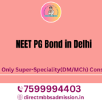 neet pg bond in delhi