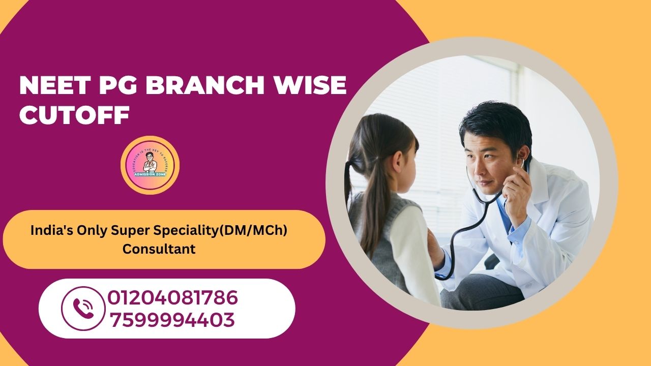 NEET PG Branch Wise Cutoff