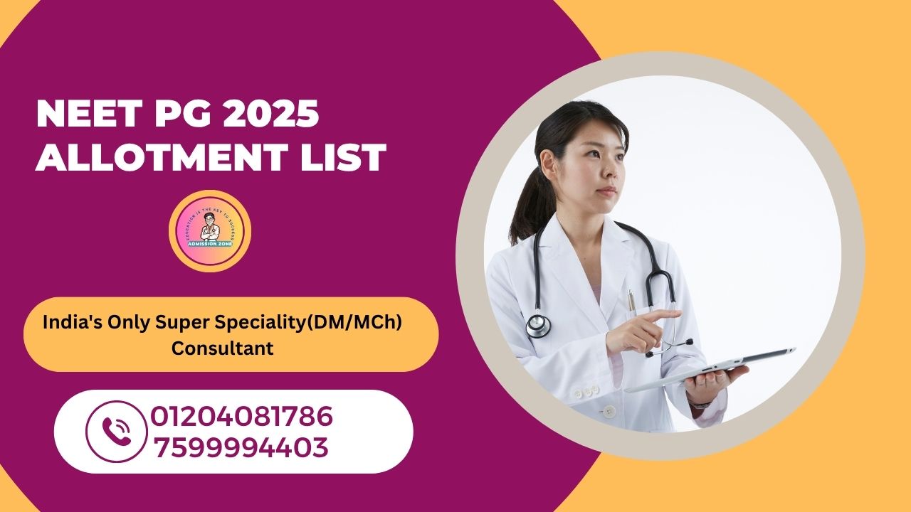 NEET PG 2025 Allotment List