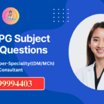 NEET PG Subject Wise Questions