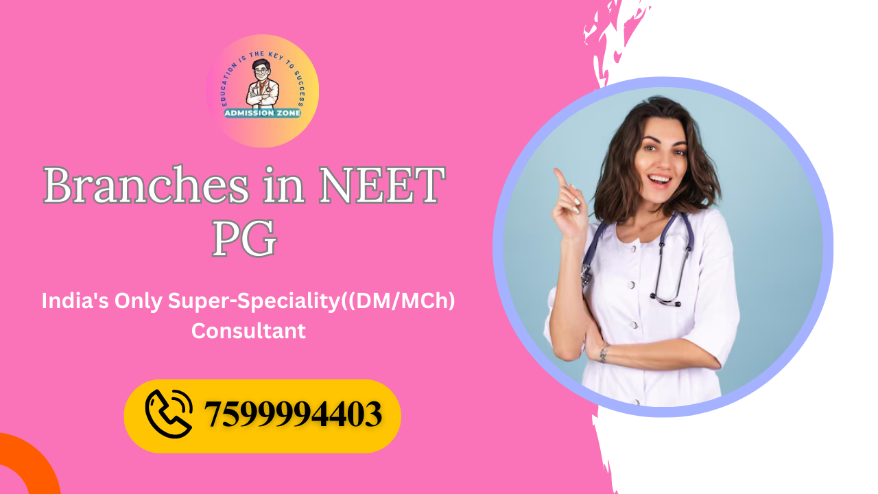 Branches in NEET PG