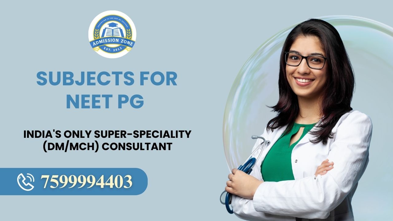 Subjects for NEET PG