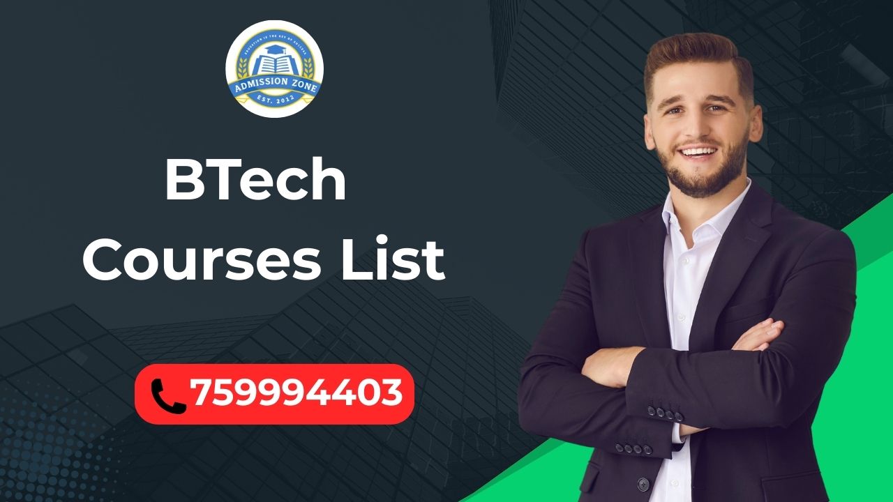 B.Tech Courses List
