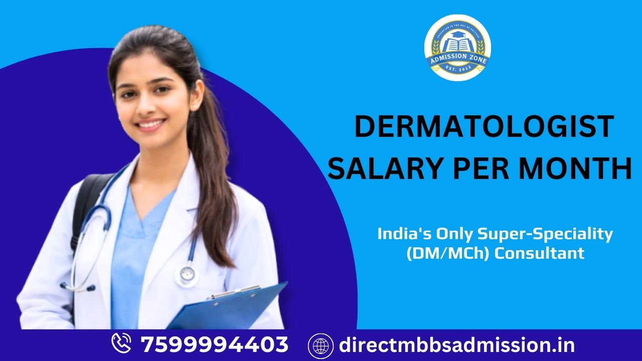 dermatologist salary per month