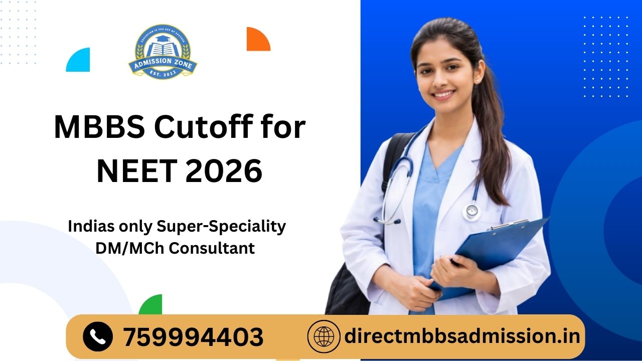 MBBS cutoff for neet 2026