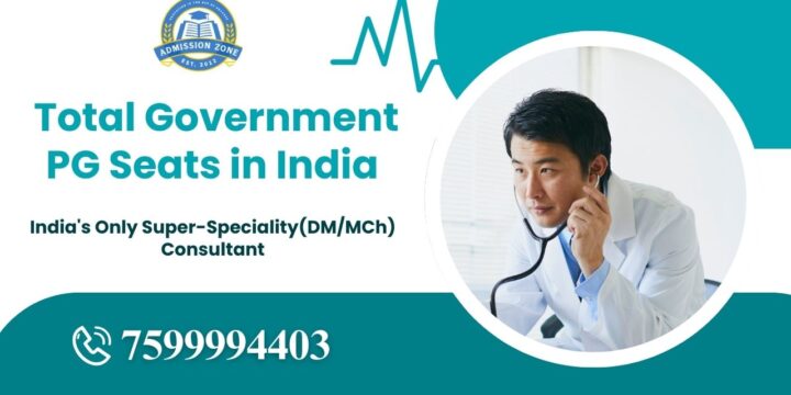 Total Government PG Seats in India