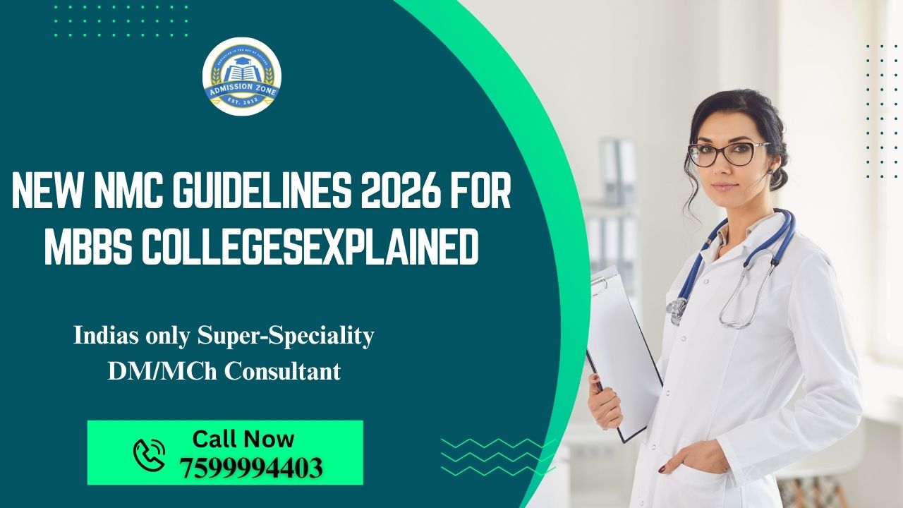 new NMC guidelines 2026 for MBBS colleges explained