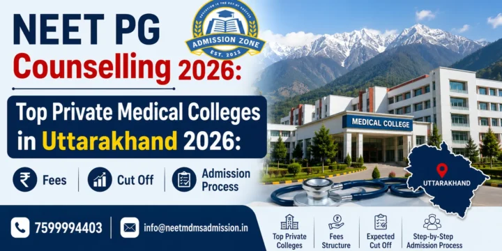 Top Private Medical Colleges in Uttarakhand 2026: Fees, Cut Off & Admission Process